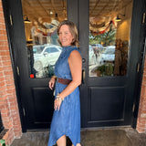 Sally Denim Shirt Midi Dress