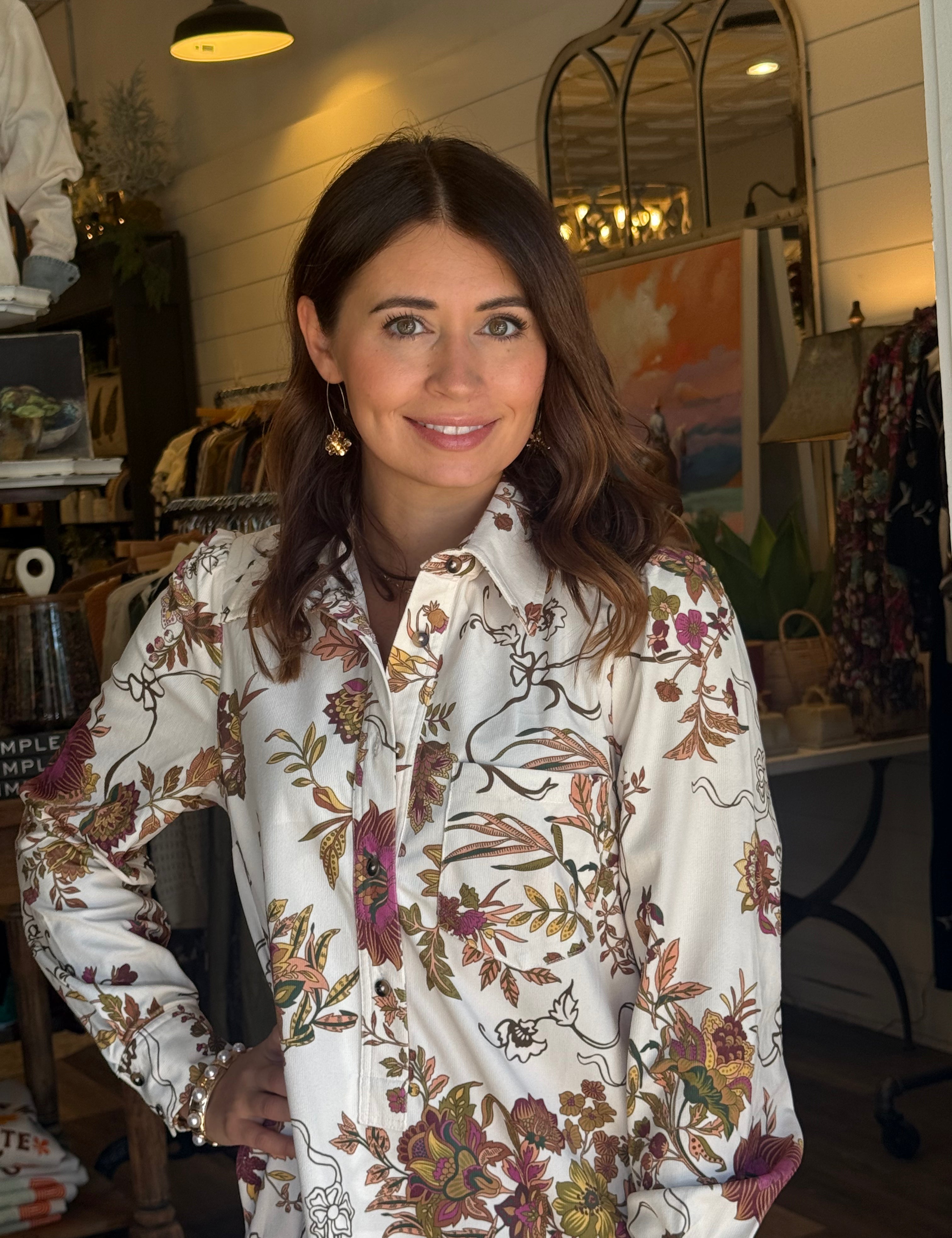 Blaire Corduroy Mini Dress