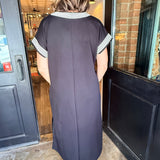 Betty Appliqué Midi Dress