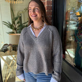 Brianna Grey Sweater