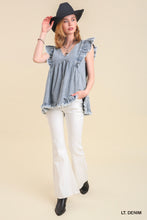 Load image into Gallery viewer, Emilia Denim Blouse

