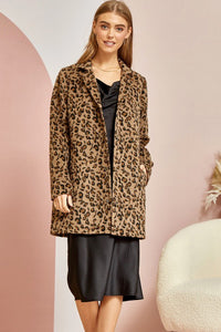 Maisy Leopard Print Coat