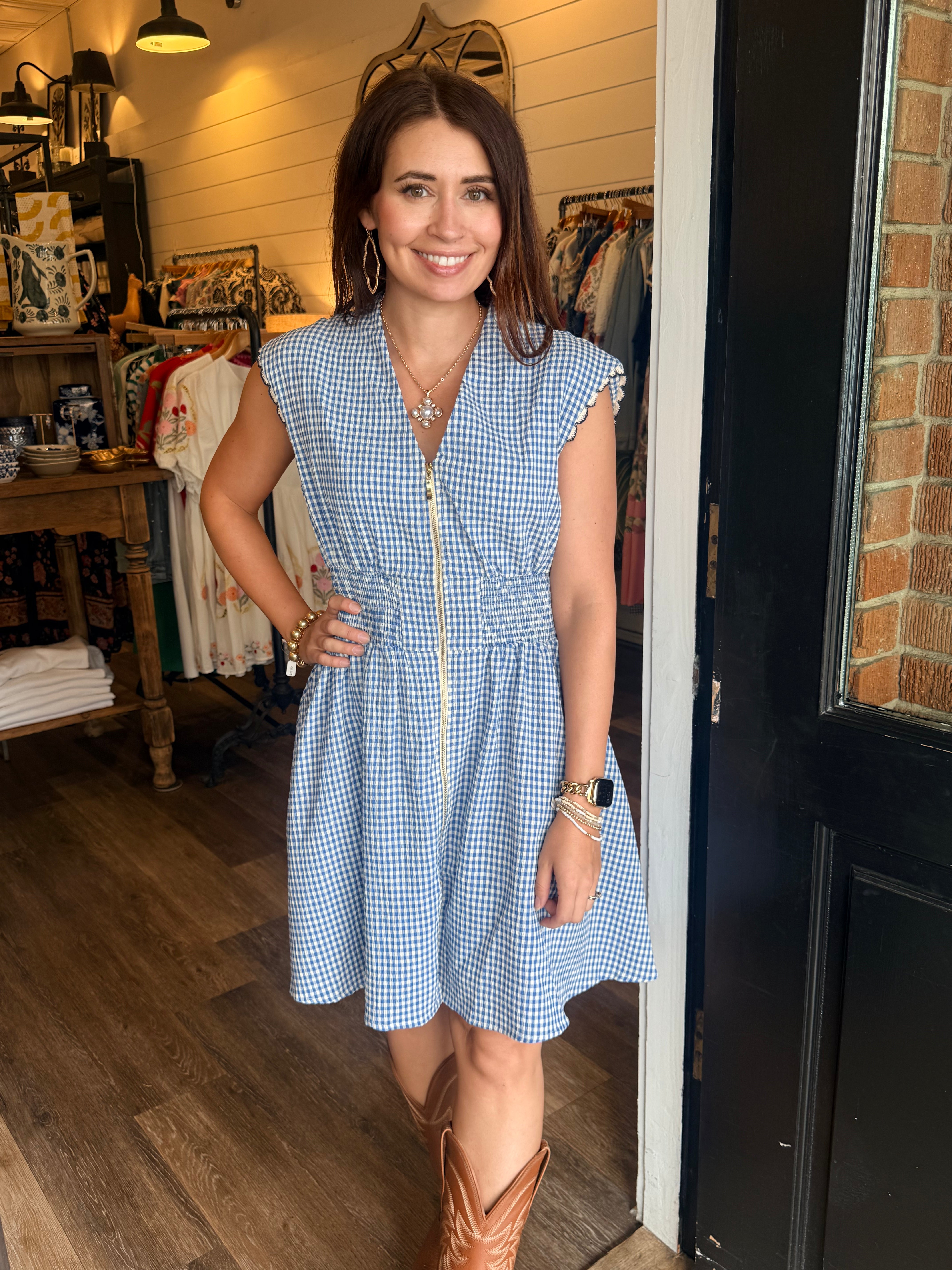 Best Gingham Mini dress