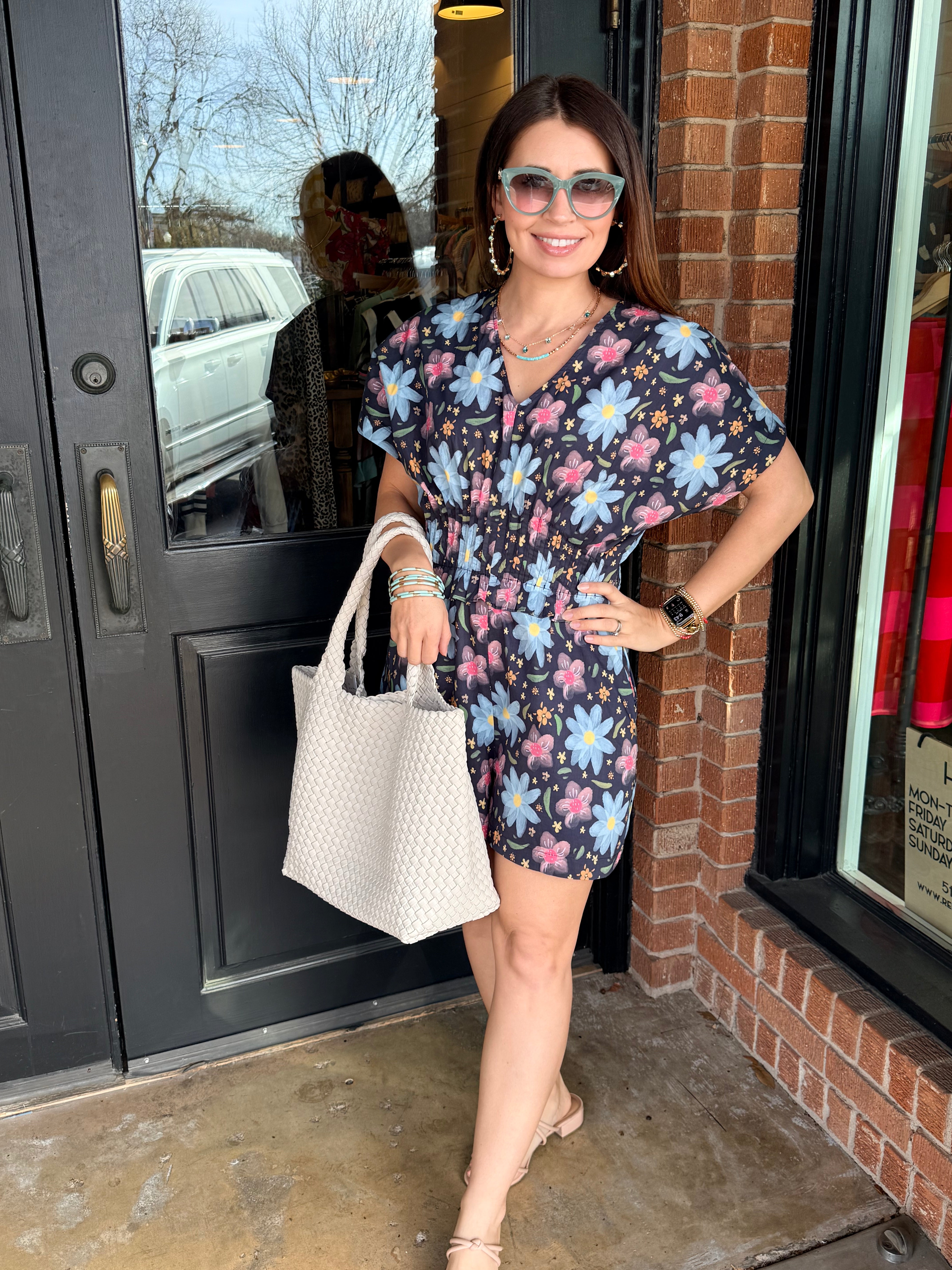 Cute floral romper