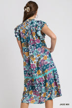 Load image into Gallery viewer, Lucy Floral Ric Rac Dress
