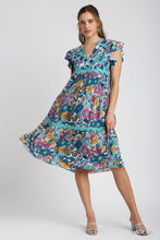 Load image into Gallery viewer, Lucy Floral Ric Rac Dress
