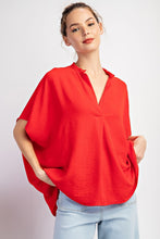 Load image into Gallery viewer, Emery Solid Short Sleeve Top
