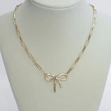 Dainty Bow Necklace