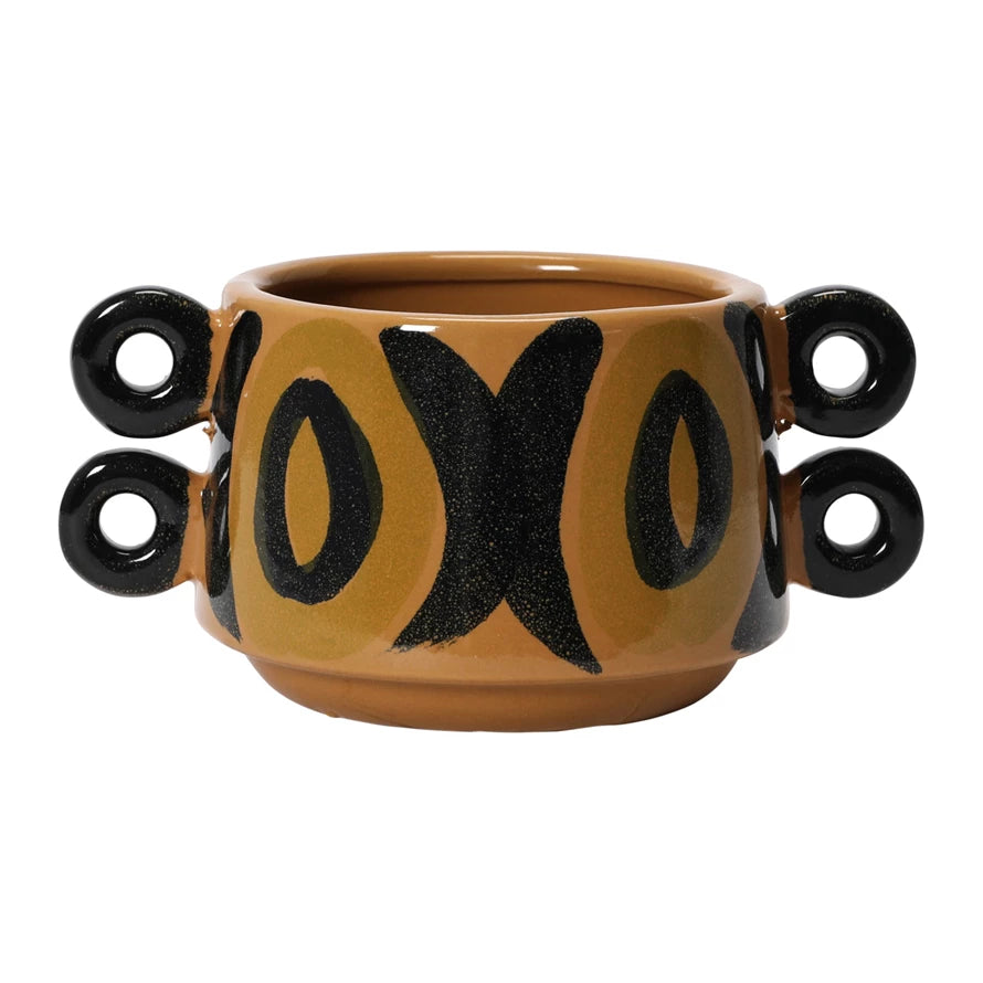 Stoneware Planter w/ Handles