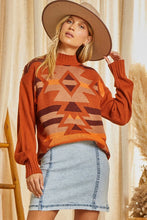 Load image into Gallery viewer, Amber Aztec Sweater

