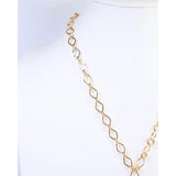 Julia Hammered Leaf Necklace