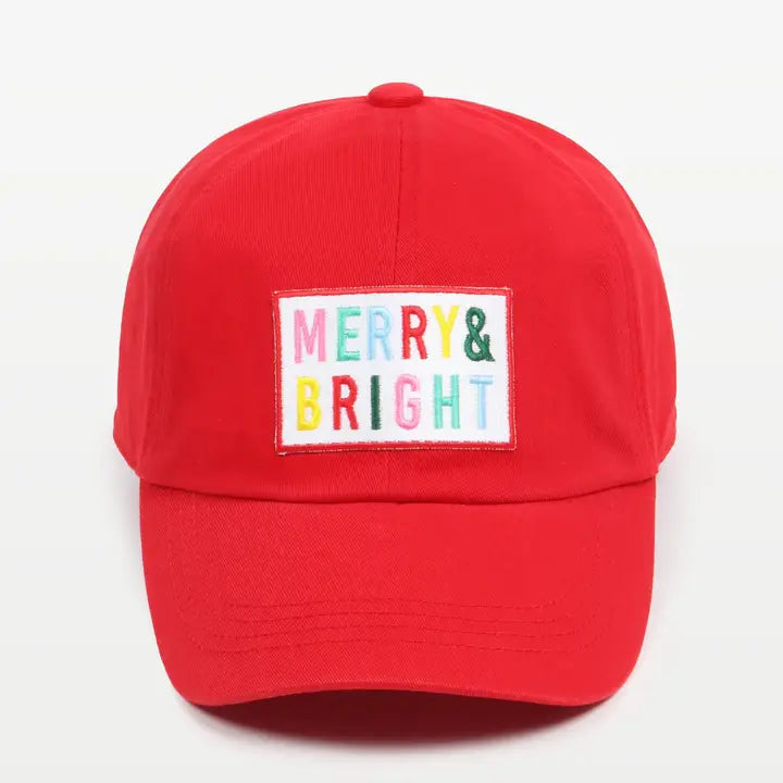 MERRY & BRIGHT Patch Cap