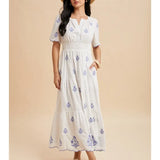 Sophia Embroidered Maxi Dress