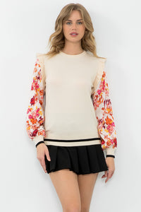 Alice Floral Sleeve Top