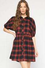 Load image into Gallery viewer, Becca Plaid Dress
