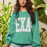 Texas Ribbed Sweatshirt