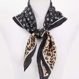 Leopard Multi Print Bandana Scarf