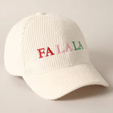 FALALA Embroidery Corduroy Cap