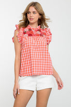 Load image into Gallery viewer, Wrenlee Gingham Top
