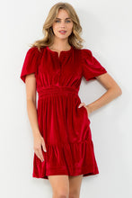Load image into Gallery viewer, Bella Velvet Mini Dress
