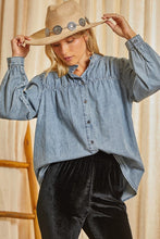 Load image into Gallery viewer, Charlie Denim Top
