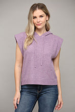 Load image into Gallery viewer, Clara Hooded Sleeveless Top
