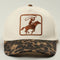 Cowboy Patch Leopard Trucker Hat