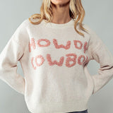 Howdy Cowboy Sweater