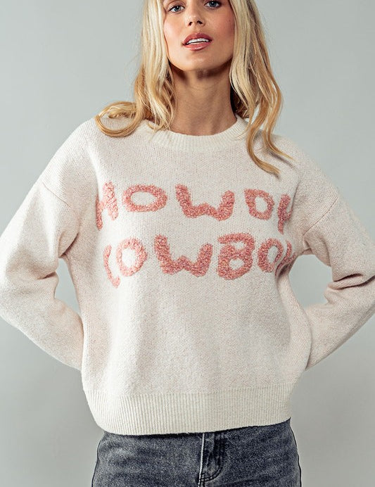 Howdy Cowboy Sweater