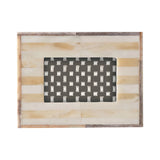 Two-Tone Bone Photo Frame