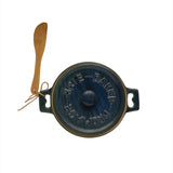 Stoneware Brie Baker- Blue