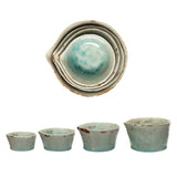 Crackle Glaze Measuring Cups