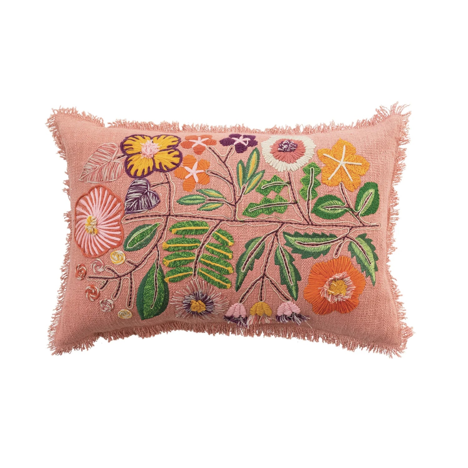 Rene Floral Tapestry Pillow 24 x 16