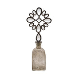 Decorative Glass Bottle w/Stopper