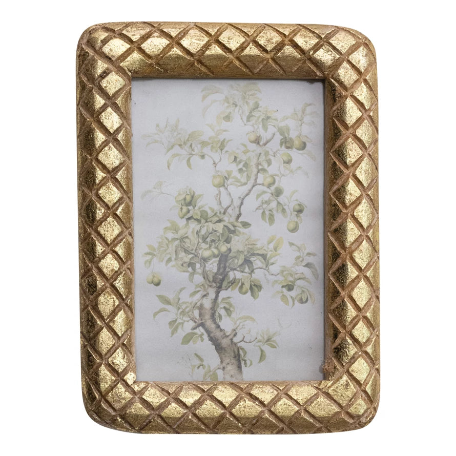Photo Frame w/ Diamond Pattern