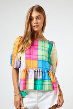 Load image into Gallery viewer, Shannon Plaid Top
