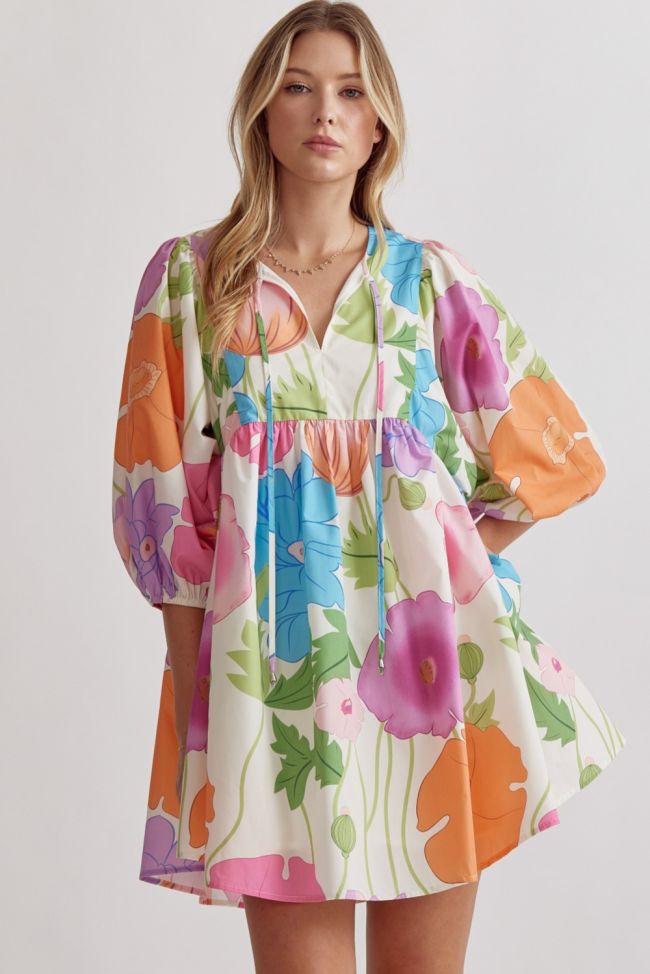 Cancun Floral Print Dress