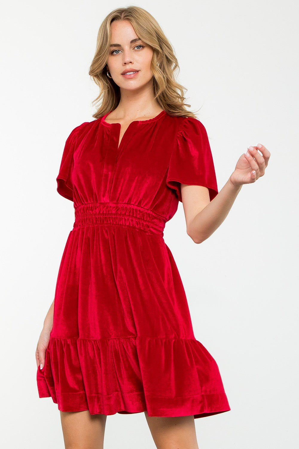 Bella Velvet Mini Dress