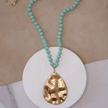 Georgia Wood Bead Necklace
