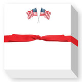 american flags notepad