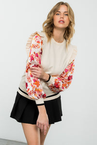 Alice Floral Sleeve Top