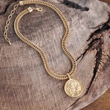 Gold Coin Necklace