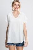 Aria Cap Sleeve Top