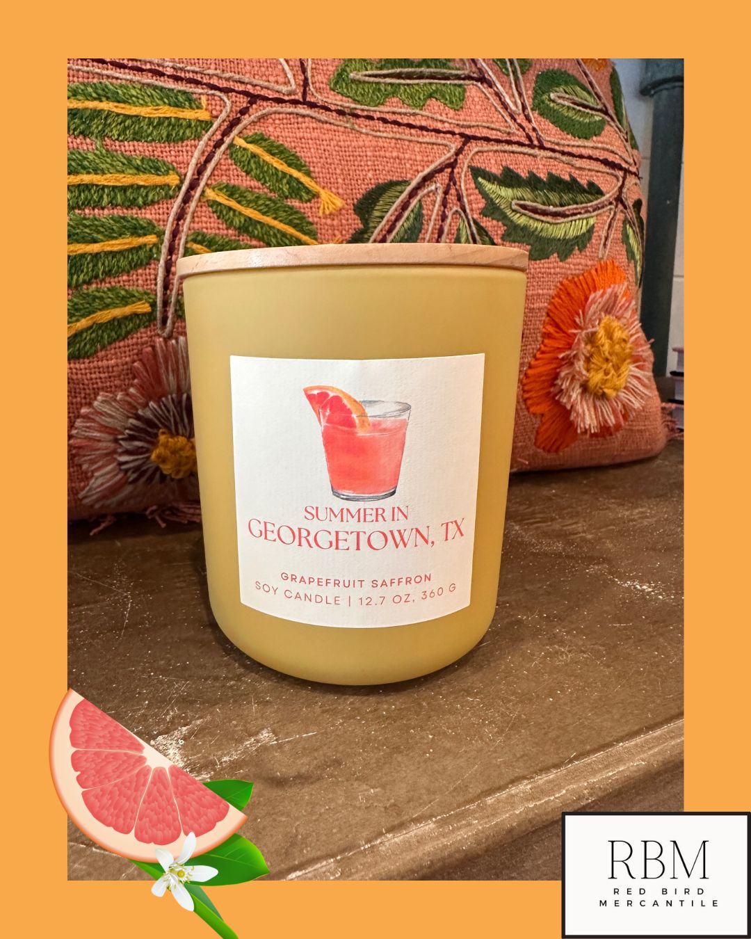 Georgetown Summer Candle Grapefruit Saffron