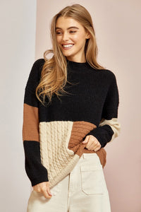 Veronica Color Block Sweater