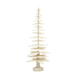 12-1/2"H Coated Paper Tree w/ Glitter