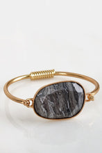 Load image into Gallery viewer, Stone With Hinged Bracelet

