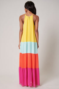 Rainbow Maxi Dress